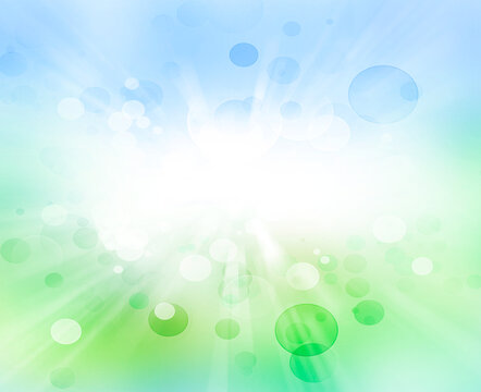 Abstract blue green background