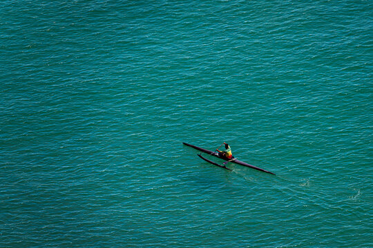 Caiaque no mar