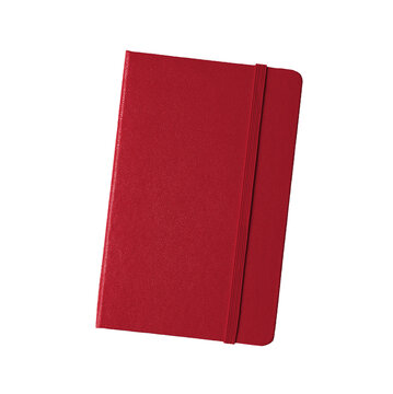 red book isolated on white