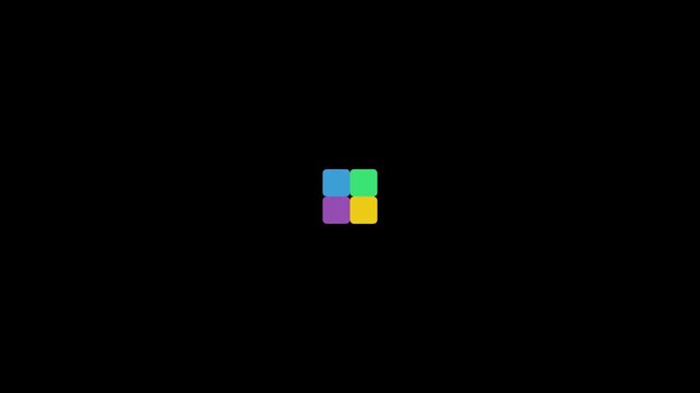 Upload Progress Animation with Arrow Transparent Background