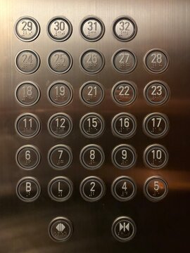 elevator floor botton