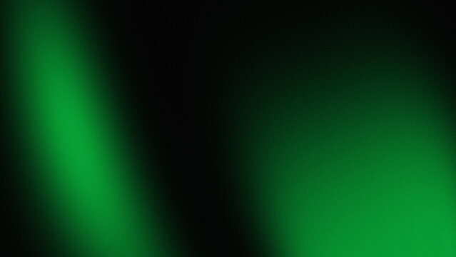 Smooth green gradient flowing across dark background with soft light diffusion