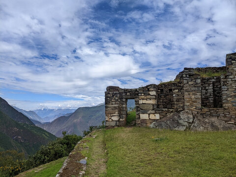 Choquequirao Archaeological Site in the Peruvian Andes