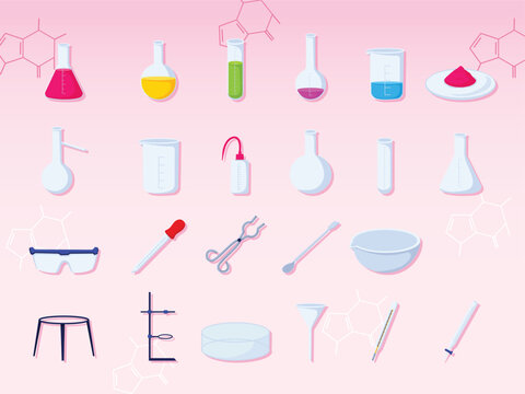 Laboratory Equipment Vector Bundle