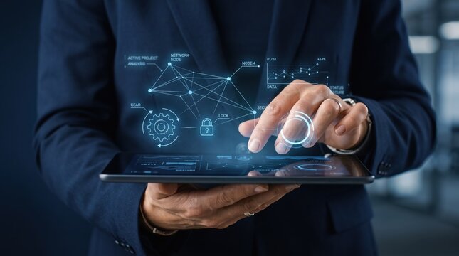 Secure online shopping and e-commerce payment showing person typing on laptop with floating icons of credit cards, paypal, apple pay and shopping cart, digital banking transaction