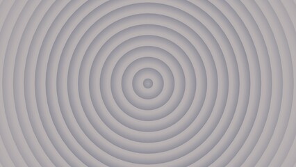 Naklejka premium Abstract concentric circles in varying shades of light grey and white creating a hypnotic ripple effect and a sense of depth and movement on a neutral background