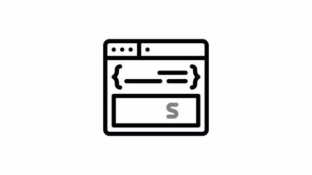 css minimalist stroke animation