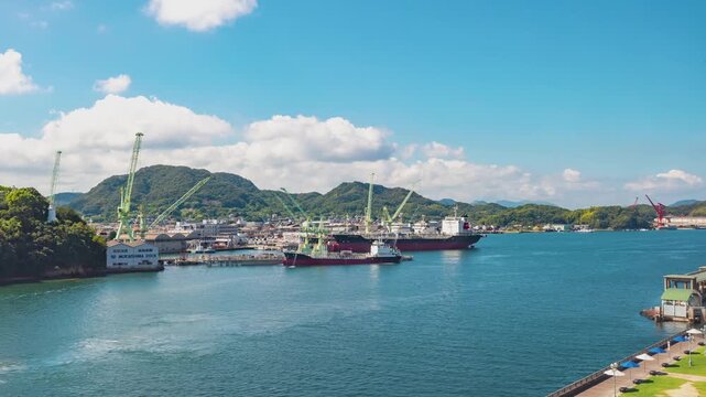 Onomichi Waterfront and Harbor Time Lapse on the Seto Inland Sea, Japan