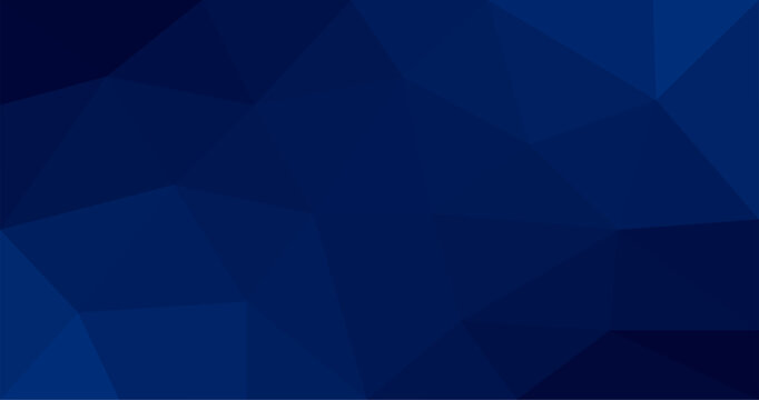 Dark blue Low polygon abstract background Geometric origami Texture