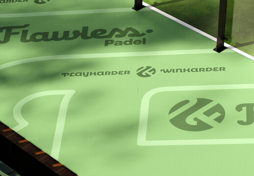 Padel Court Mockup