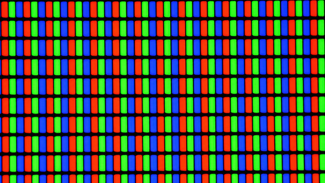 RGB LED pixel pattern background