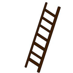 ladder illustration ハシゴ　イラスト © 夢眺