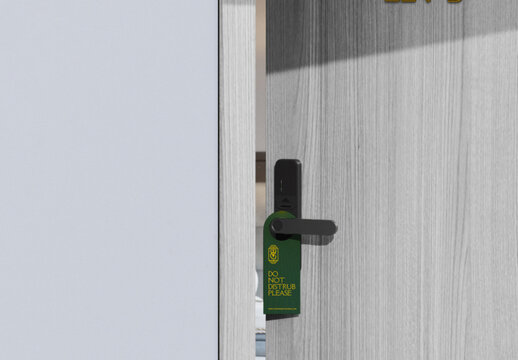 Door Hanger Mockup