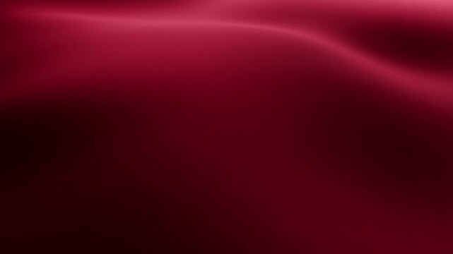 Abstract dark red silk fabric flowing in slow motion motion background for elegant design