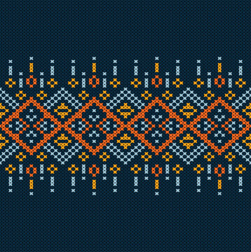     Cotton Argyle Knit Vector concept cozy geometric knit texture seamless pattern, classic diamond motif. Design for cloth, wall art, fashion, decor, textile. I drew this by myself, it&rsquo;s not AI gener