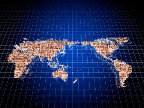 回路が形作る世界地図
