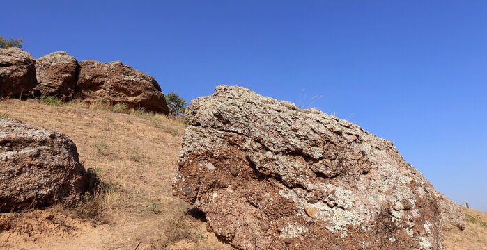 rocks in the mountains