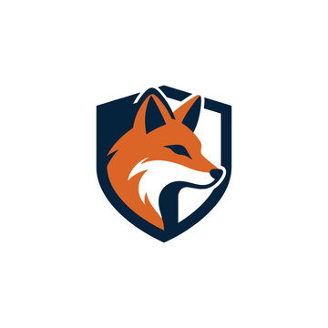 Fox Head Shield Logo