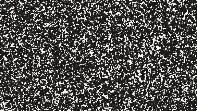 Abstract black and white static noise pattern background