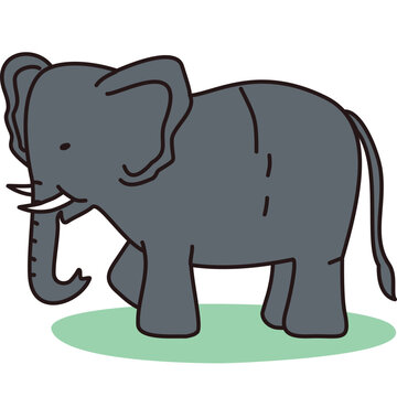 Elephant Side View