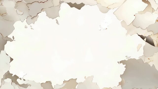 ビリビリに破れた紙のイラスト背景