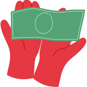 Holding Money Hand Gesture