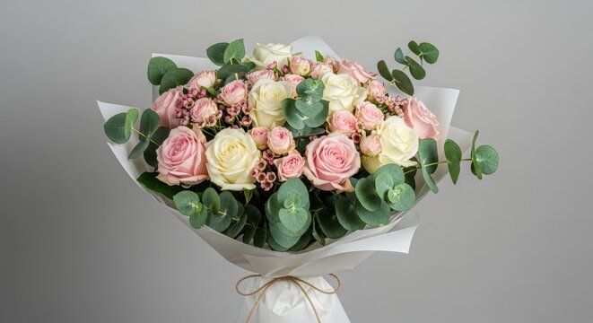 Rose flower bouquet background