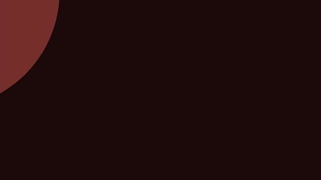 Minimalist dark abstract background with red circle design