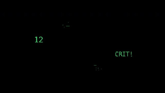 Seamless retro pixel damage numbers combo in green with transparent background