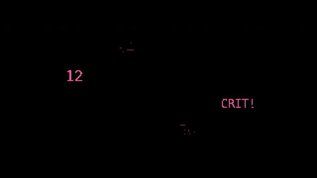 Seamless retro pixel damage numbers combo in pink with transparent background