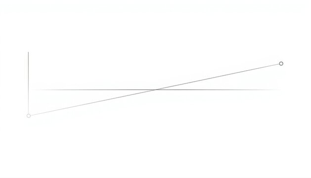 Diagonal line graph chart with plotted data points on white background statistical graph trend line business graph analytics chart growth graph statistics analytics business economics