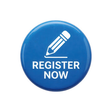 Blue Register Now Button Transparent Background