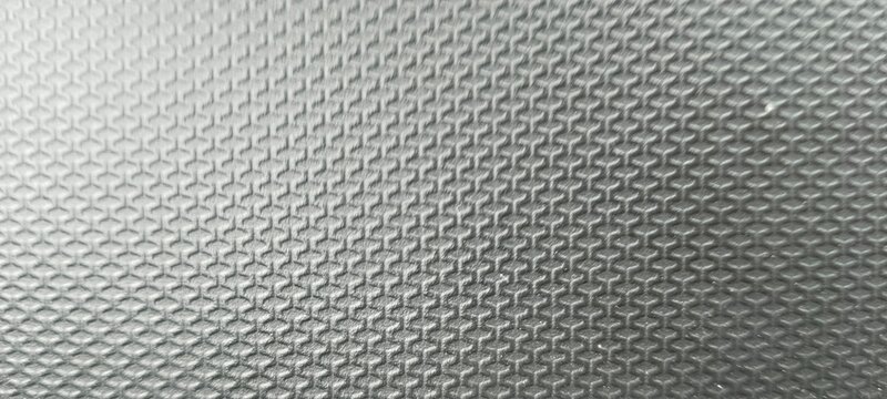 Geometric Silver Metal Surface Texture with Seamless Micro Grid Pattern