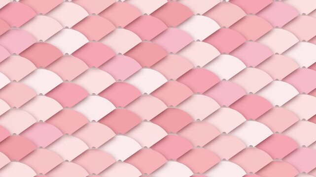 Pink Fan Pattern Texture 4K