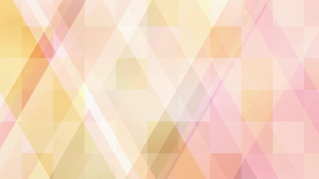 Abstract Geometric Peach Toned Pattern 4K