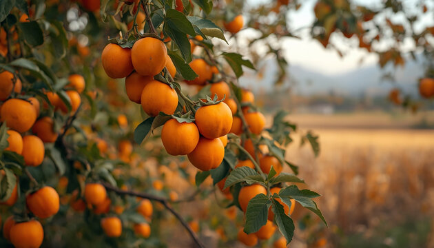 autumn persimmon tree