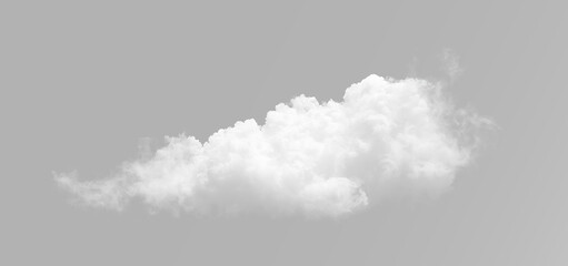 smoke cloud with soft foggy edges isolated on black, realistic billowing vapor element © HolyStas