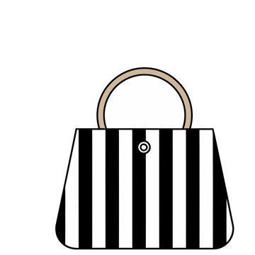 Striped Handbag