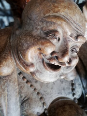 Traditional Balinese style statue in close up © Bali N Lens Service