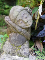 Traditional Balinese style statue in close up © Bali N Lens Service