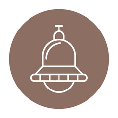 Fototapeta premium Ring Bell Vector Icon