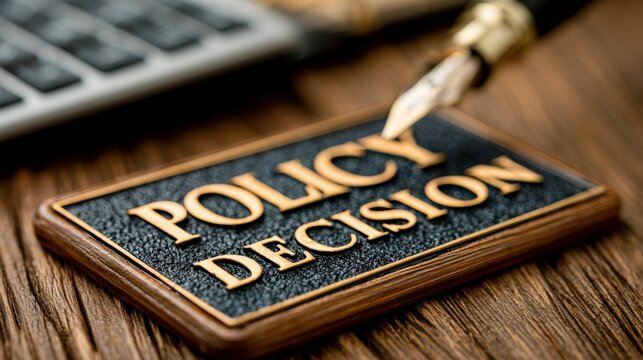 Policy decisions define organizational rules and standards that clarify responsibilities, guide employee conduct, and support consistent business practices.
