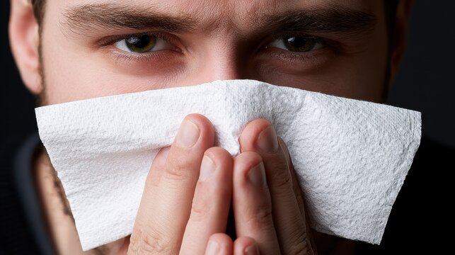 Respiratory infection symptoms such as cough, sneezing, sore throat, nasal congestion, headache, and fatigue are commonly associated with a cold.
