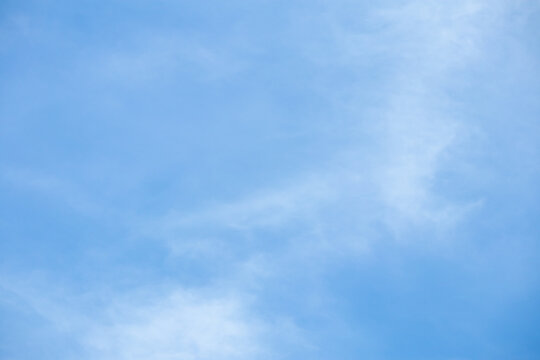 Beautiful blue sky with white clouds on a sunny day background