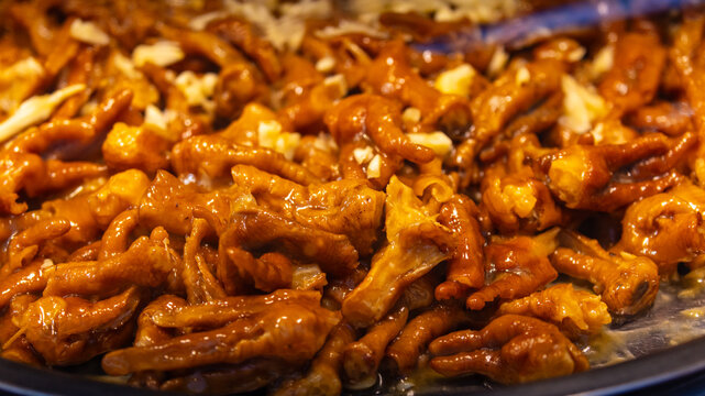 Braised Street Food Simmering in Spiced Broth