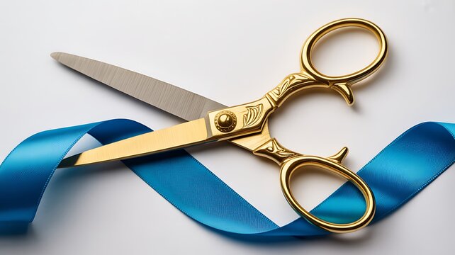 scissors cutting a paper