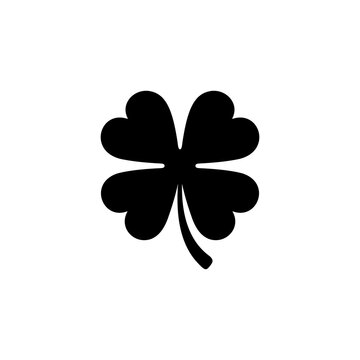 four leaf clover logo illustration
