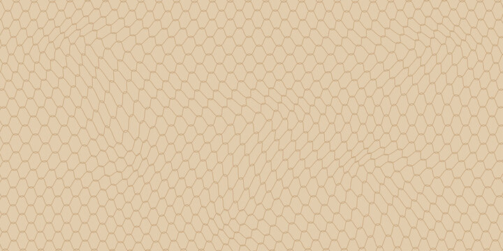 Pola gradien kisi kilau. Latar belakang gradasi bintang geometris krem dan coklat. Abstrak mengulangi wallpaper pola mosaik. Backdrop wireframe kisi retro berulang. Pola tekstur vektor