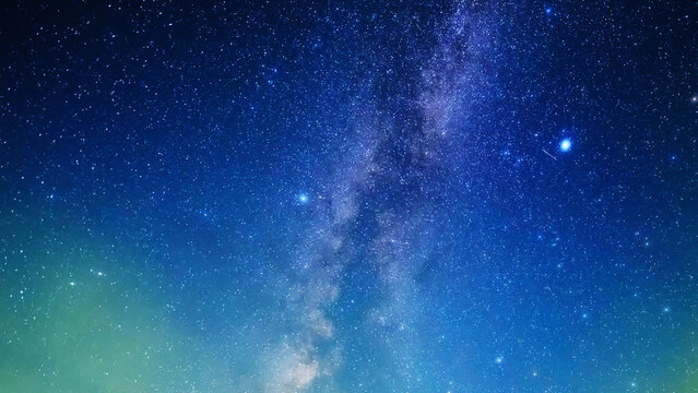 Summertime Milky Way stars and constellations.