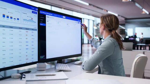 Facility Manager Using Service Request Software